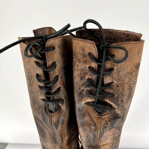 BED STU Manchester Cobbler Series Boots US 7 Leather Riding Tall Boot Distressed - Picture 7 of 14